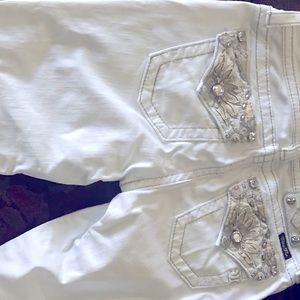 Miss Me Boyfriend cropped jean size 25